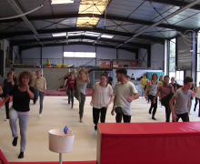 Les préparatifs du spectacle